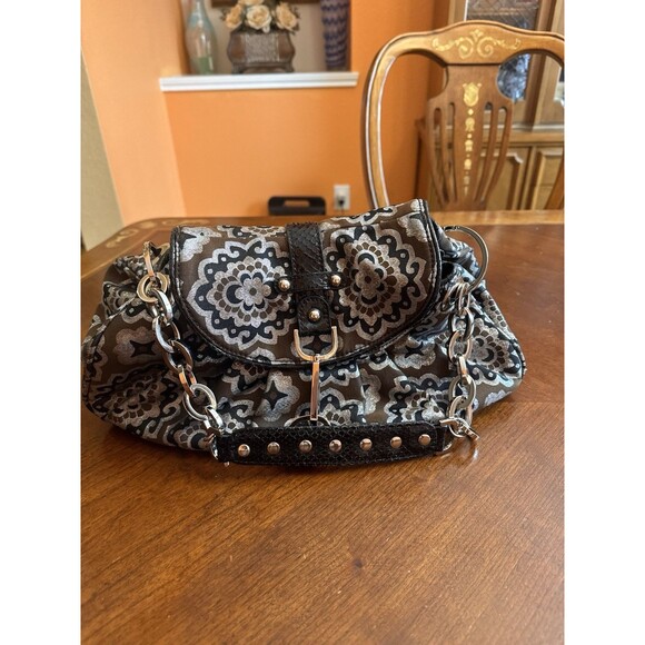 Rafe New York RARE VINTAGE Black Rajasthan Hobo Resort Collection - Picture 10 of 16